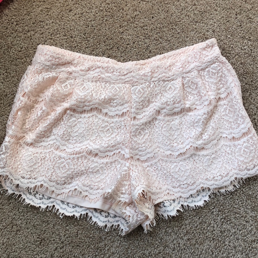 Lace shorts